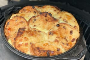 Hot Cross Bun and Butter pudding