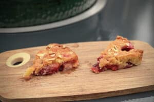 French almond plum cake