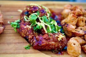 photo of Thai Chicken Wings on a board