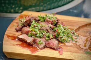 Dirty Bavette with Chimichurri