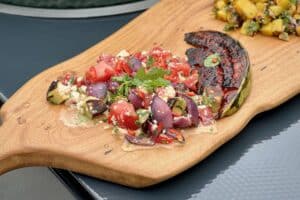 grilled Watermelon salad photo of grilled watermelon salad