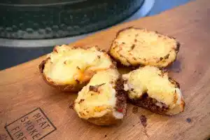 Chilli-Loaded Baked Potatoes