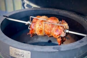 Rotisserie Stuffed Turkey