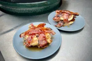 American Pancakes with Maple Syrup and Hot Honey American Pancakes with Maple Syrup and Hot Honey