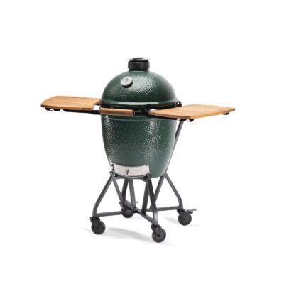 Big Green Egg with IntEGGrate Nest and Shelves - Large