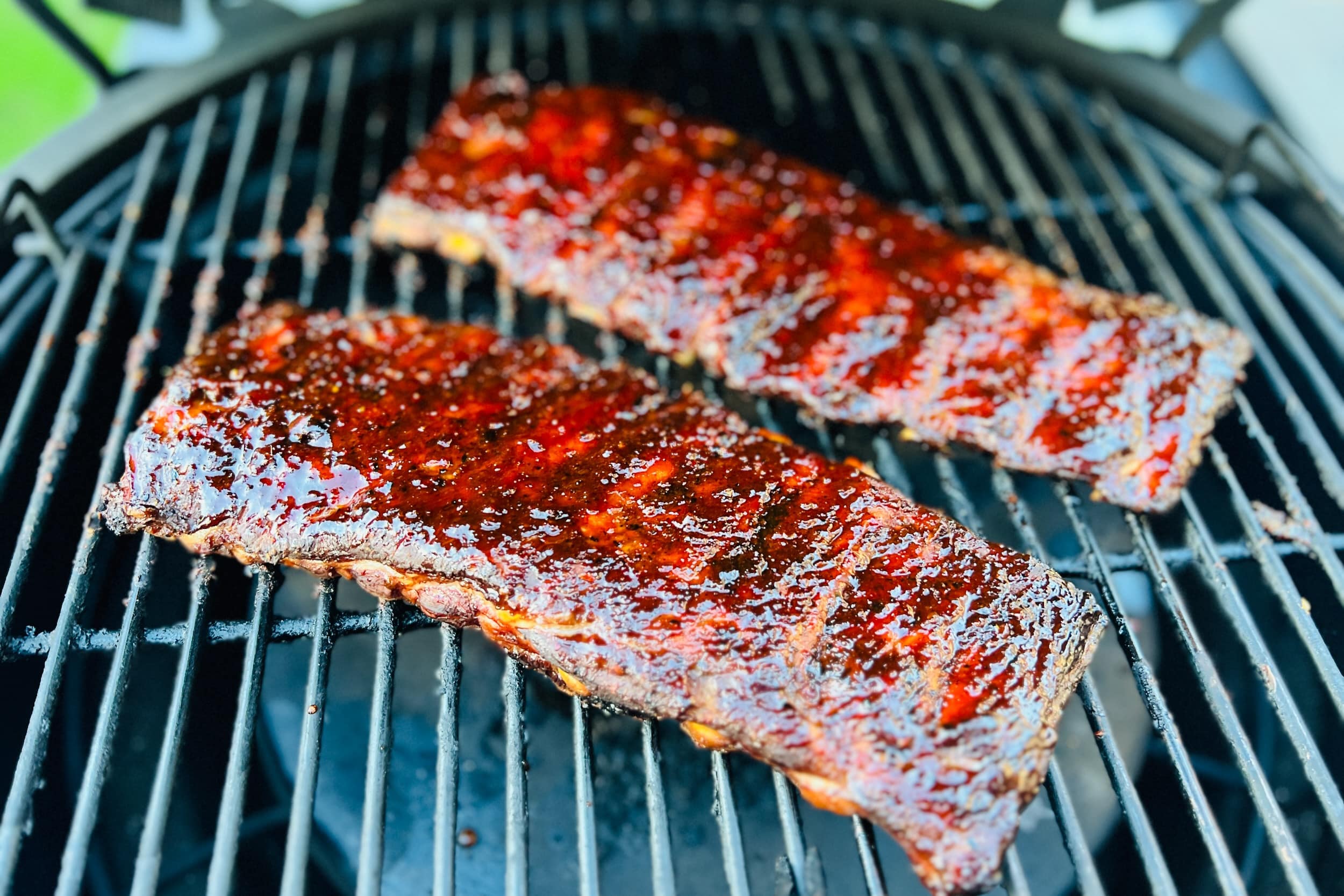 Smoked BBQ ribs