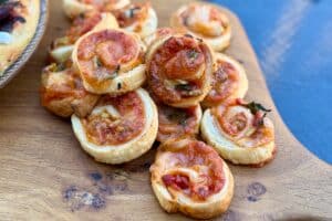 Margherita Puff Pastry Swirls
