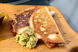 photo of Chicken Tinga Gringas on a board