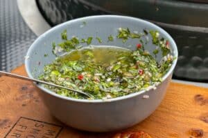photo of Mint Mojo in a small grey bowl